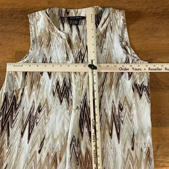 Zac‎ & Rachel Woman Multicolored  Flowy Sleeveless Blouse Sz. S - Picture 3 of 6